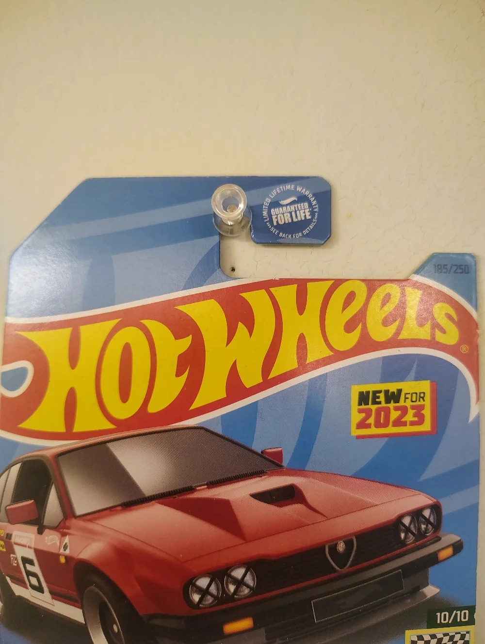 Alfa Romeo GTV6 3.0 Hot Wheels 2023 Retro Racers 10/10 Red Diecast